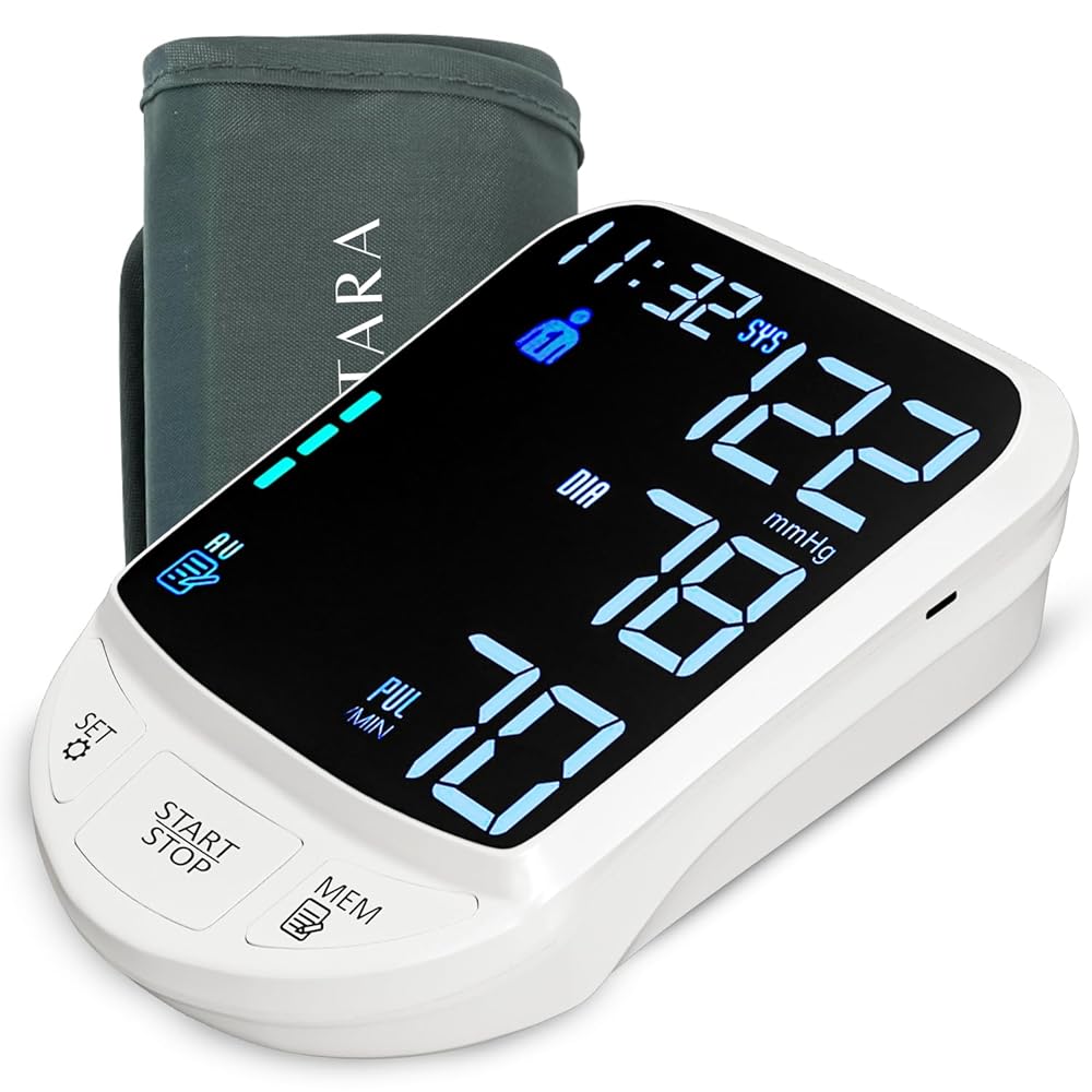 AGEasy (Max Group) Fully Automatic Digital Blood Pressure Monitoring Device | BP Apparatus for Home | Portable Digital BP Check Machine for Hypertension & Managing Heart Health...